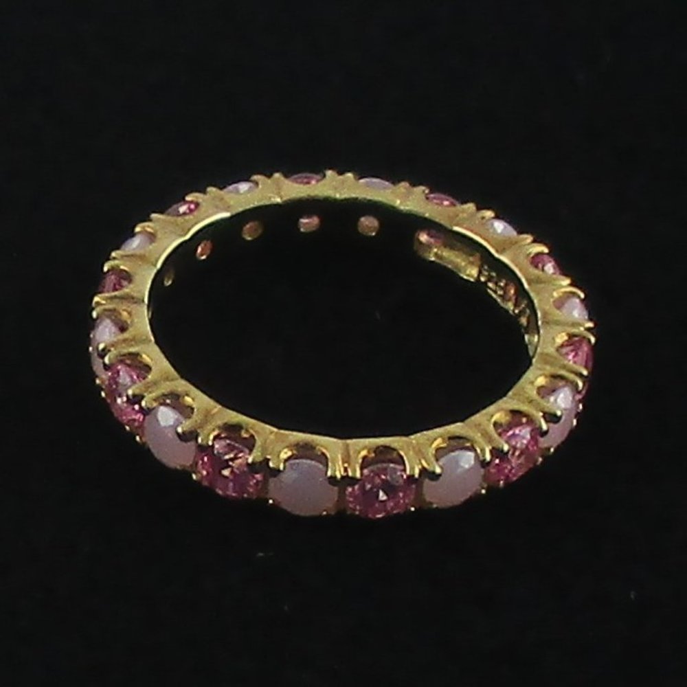 2.1ct Absolute Pink Opaque Band Ring